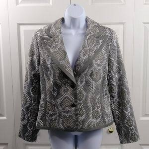 Isabella Suits Print Jacket - NWT